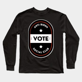 Anti Biden Social Club Long Sleeve T-Shirt